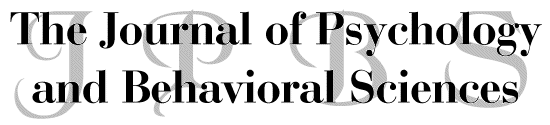 Journal of Psychology and the Behavioral Sciences (JPBS)